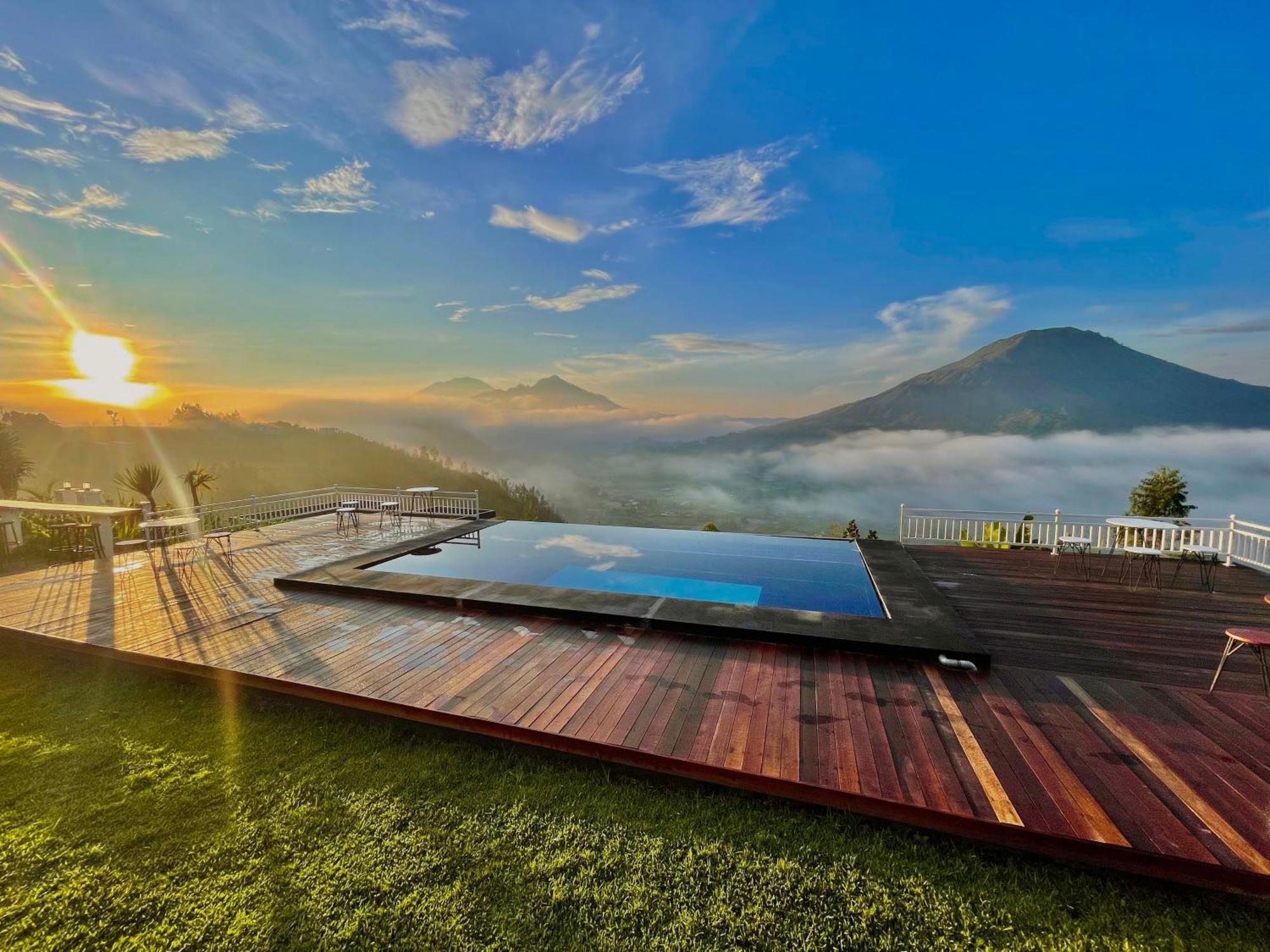 Pinggan Caldera Bed & Breakfast Baturaja  ภายนอก รูปภาพ